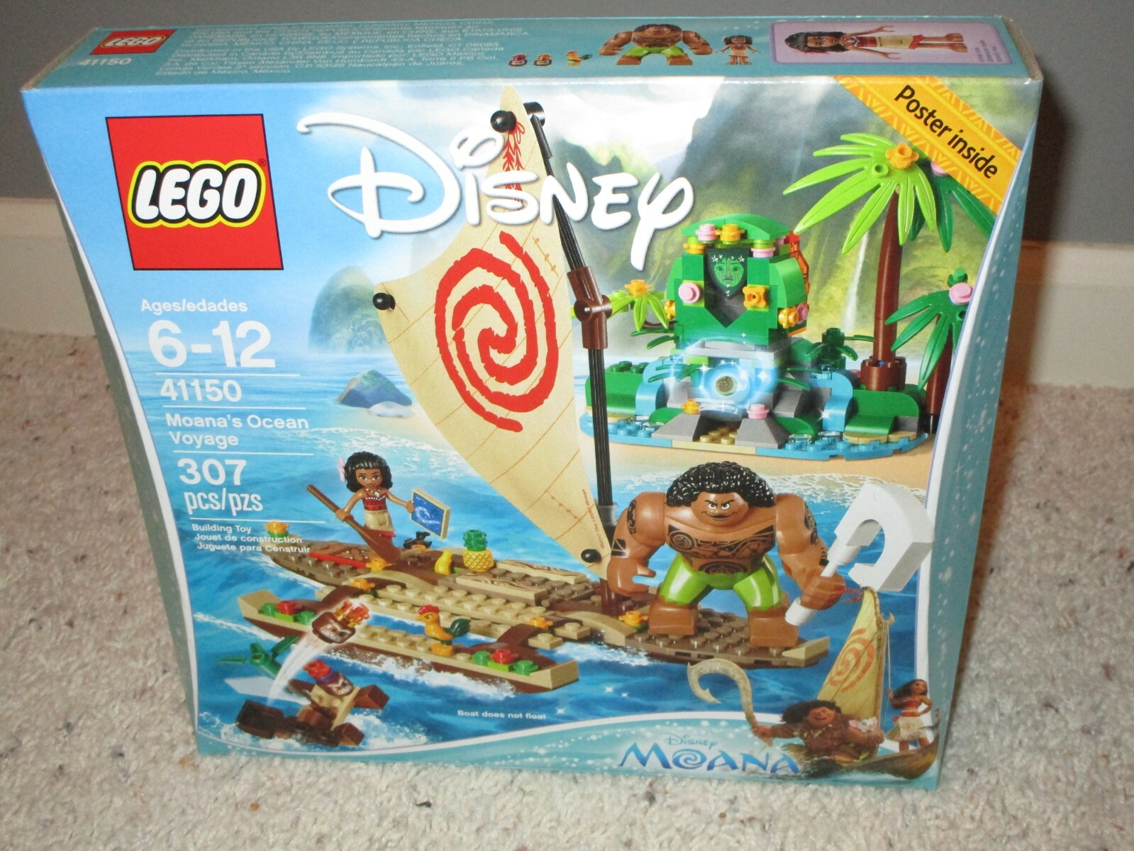 lego disney princess moana's ocean voyage 41150 disney moana toy