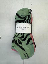 Rampage 6 Pair Multicolor Low Cut Socks Womens Size 9-11
