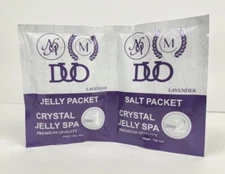 DUO-Jelly Spa Bath Pedicure Set - Lavender