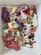 Over 30 celluloid and hard plastic animals vintage