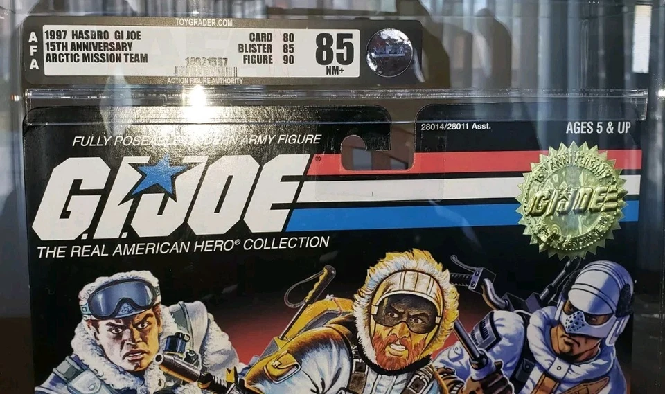 Gijoe 1997 15 Aniversario Equipo de Misión Ártica Calificado AFA 85 Casi Nuevo+ C80, B85, F90 Foto 2 de 4