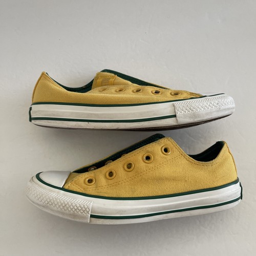 Converse All Star Brazil Yellow/Green Low Top Sneakers size M 4 / W 6 - Picture 9 of 10