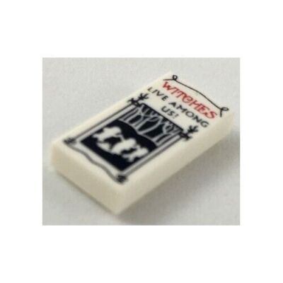 LEGO - Tile Decorated 1 x 2 (studs) - - PICK YOUR COLOR / STYLE !!