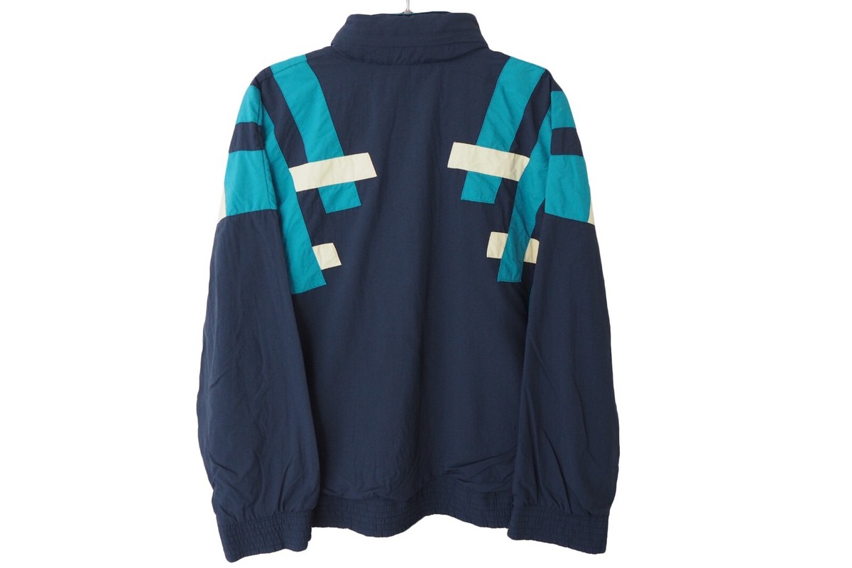 Vintage ADIDAS Track Jacket Full Zip Size L navy blue 90s Vintage ADIDAS Track Jacket Full Zip Size L navy blue 90s