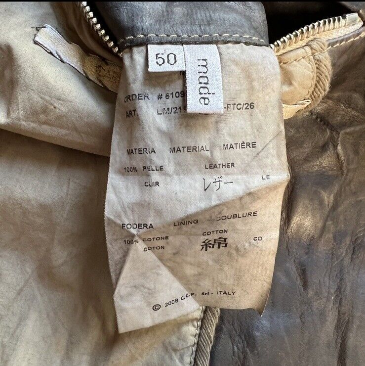 Carol Christian Poell Size 50 Overlocked Scarstitch LM/2198 Carol Christian Poell Size 50 Overlocked Scarstitch LM/2198