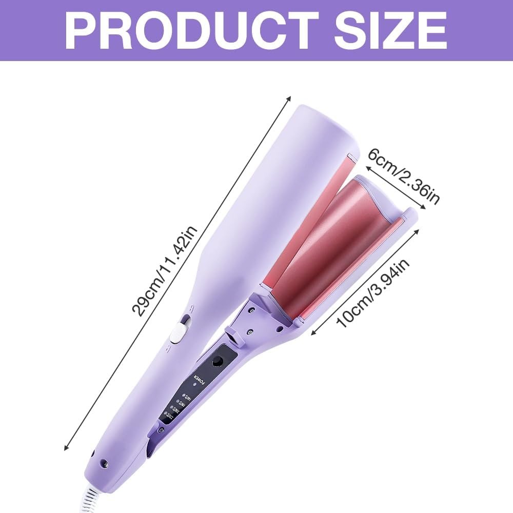 Romantic Egg Roll Curling Iron French Egg Roll Big Wave Curler Hair Styling UK