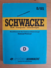 Schwacke Liste PKW Transporter Geländewagen 8/85