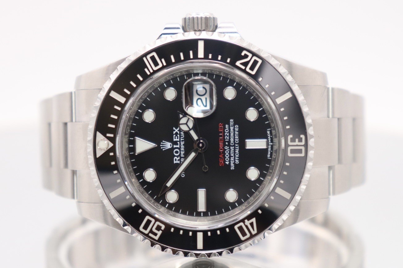 Rolex Sea-Dweller 43MM MK1 Stainless Steel Red Writing Black 126600 Circa 2018