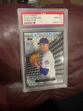 Zack Wheeler 2013 Finest Xfractor #71 PSA 10 Rookie Card. rookie card picture