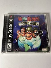 Worms World Party Sony PlayStation 1, 2002 PS1 CIB TESTED/WORKS