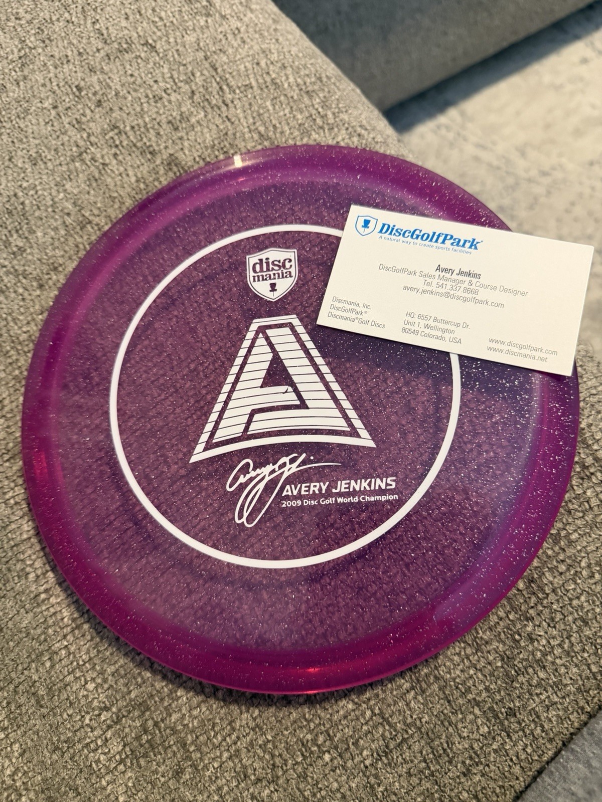 Discmania Metal Flake C-Line MD3 Flat & RARE Avery Jenkins Stamp Heavy Sparkle
