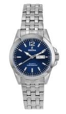 Festina Classic Stainless Steel Blue Dial F20455-3 100M Ladies Women's Watch