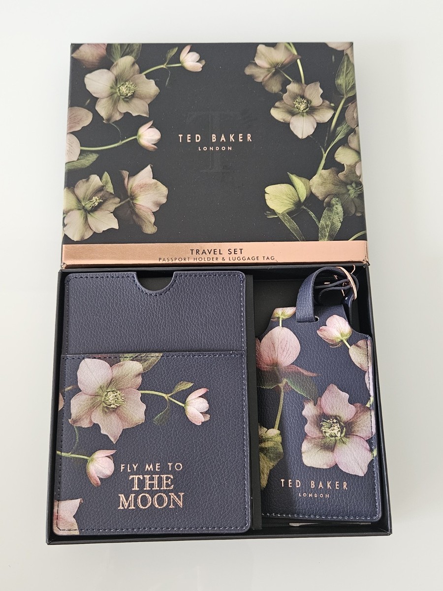 Ted Baker Passport Holder Luggage Tag Travel Set UK