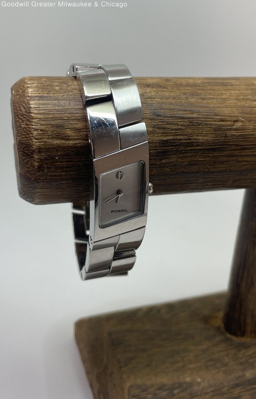 Fossil Silver Tone Modernist Ladies Watch 80g