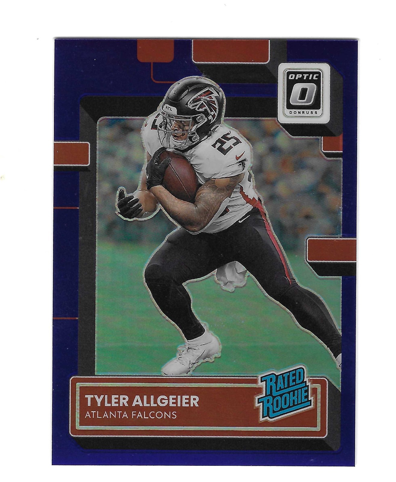 TYLER ALLGEIER 2022 DONRUSS OPTIC PURPLE HOLO ROOKIE RC #278 /50 $30.00 FALCONS