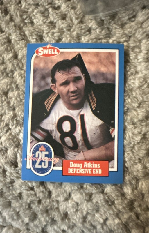 1988 Swell Football Greats Hall of Fame - Doug Atkins #8