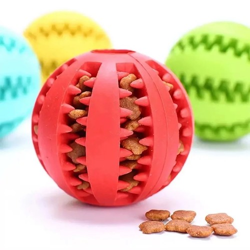 Puppy Toys Dog Toy Food Treat Interactive.Puzzle Ball for Tooth Teething Pet UK