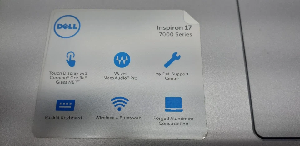 17" Dell Inspiron 7737 Parts Intel i7-4500U @1.80Ghz no hdd 16G RAM BAD BATTERY - Image 4 of 4