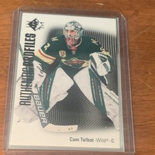 Upper Deck 2021-22 SP Cam Talbot 1of1