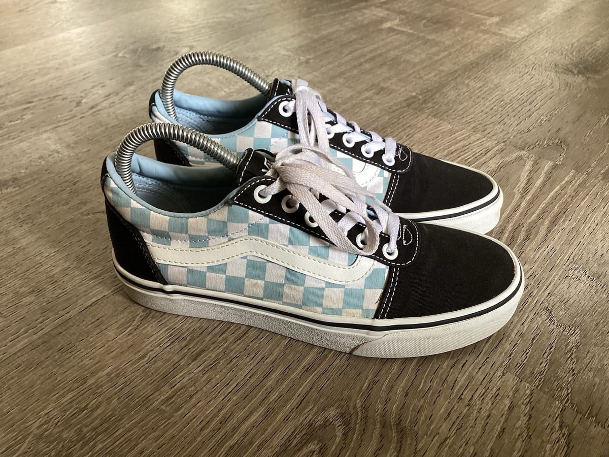 Giày Vans Light Blue Checkered Old Skool Vans Vans Sneakers Vans