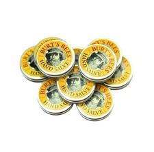 New 10 x Burt's Bees Hand Care Salve, 0.3 oz each