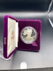 1988 S S$1  American Eagle One Ounce Silver Proof Coin with Box & COA OGP