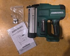 Masterforce 20v Brushless Cordless 18g Brad Nailer /  Stapler 241-0497 Tool Only