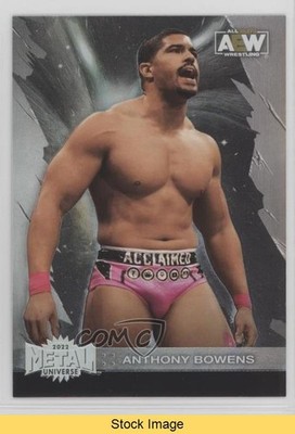 2022 Skybox Metal Universe AEW All Elite Wrestling Anthony Bowens #24 READ 1g4p