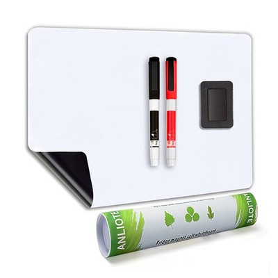 Magnetic Dry Erase Board Fridge White Board Sheet 20X13 Inch, Flexible Large Ref