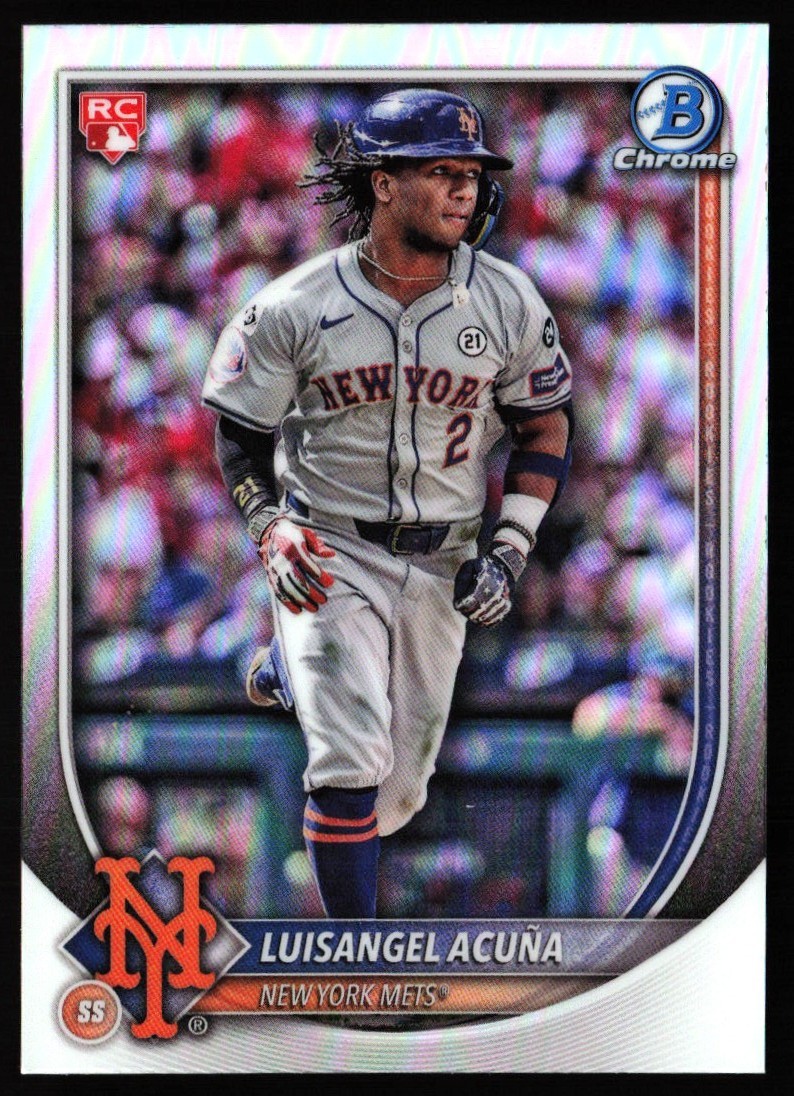 2025 Bowman Red Rookie Logo Chrome Luisangel Acuna Rookie #83 TS8