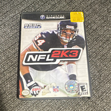 SEGA NFL 2K3 (Nintendo GameCube) 2002 E Sports Football Manual Included