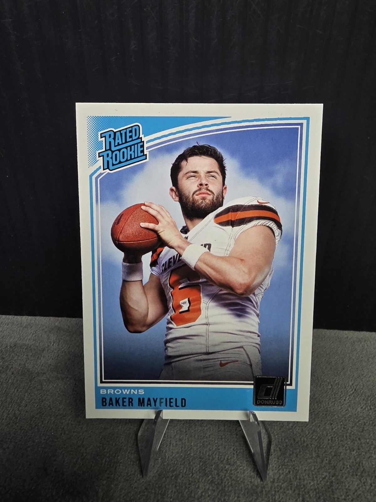 - 2018 Donruss #303 Baker Mayfield Rated Rookie RC NFL