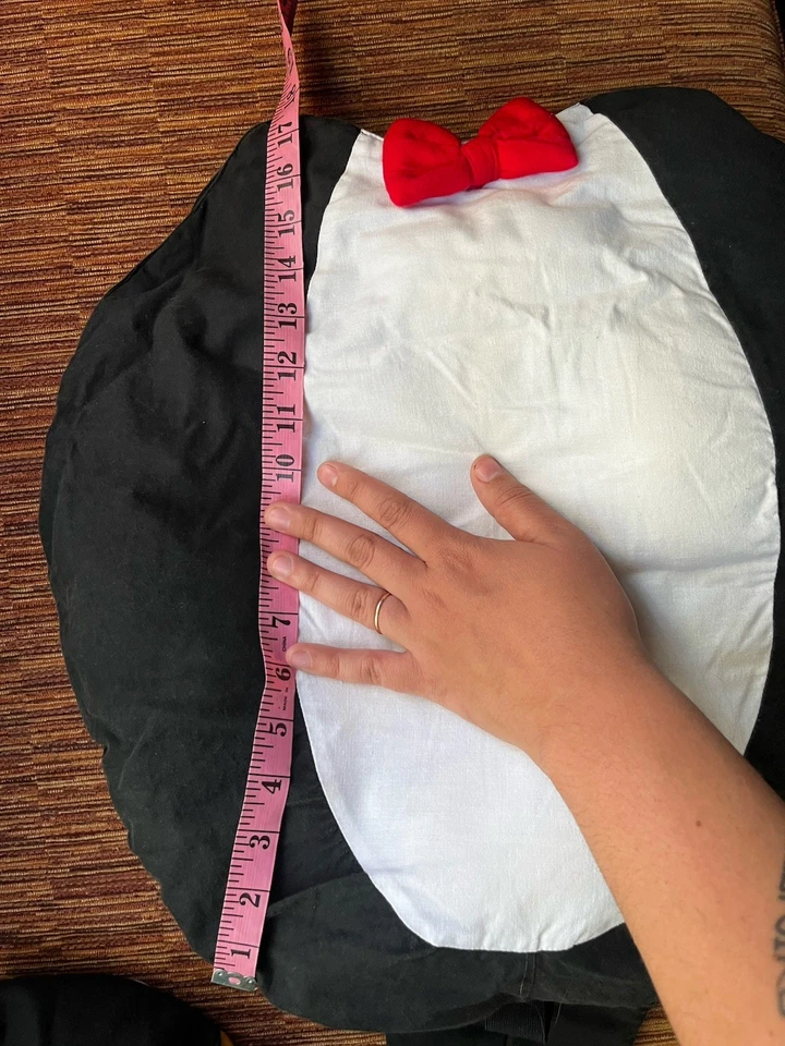 Disfraz de pingüino blanco y negro personalizado vintage hecho a mano para niños/jóvenes Foto 4 de 4