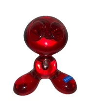 Koziol - Curly - Paperclip Dispenser - Transparent Red