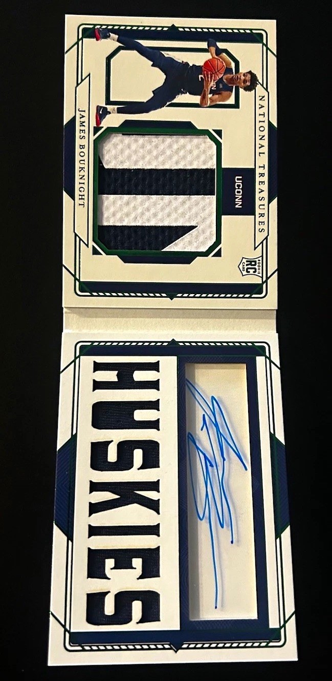 2021 National Treasures Collegiate James Bouknight RC Auto Patch Booklet /5 #12