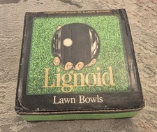 Vintage Thomas Taylor Lignoid Size 5 Set Of 4 Bowling Lawn Balls 