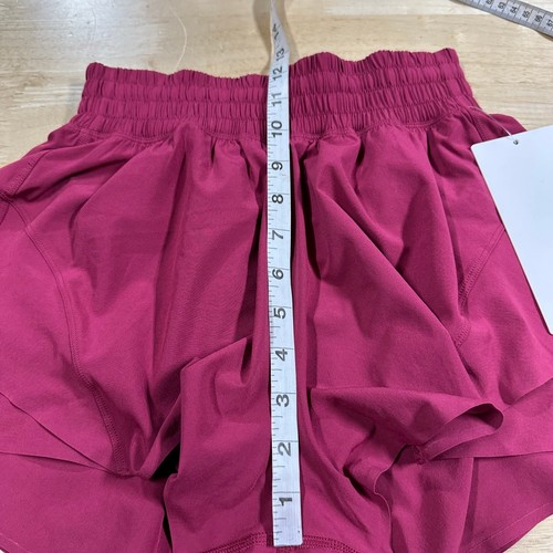 Lululemon Shake It Out High Rise Running Short 2.5" Magenta Smoke Sz XXS NWT - Picture 11 of 12