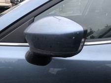 ✅ Mazda 3 Mk3 BM 2013 N/S Left Passenger Side Wing Mirror Power Fold Blue 42B