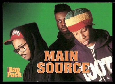 Rap Pack Main Source 1991 Premier Cards #74 Hip Hop