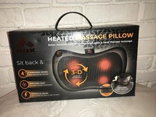 Oreiller de massage chauffant RBX pour maison/bureau/voiture comprend adaptateur voiture neuf