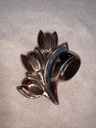 Vintage Renoir Shiny Copper Tulip Pin 2.25” # 545 — photo 1