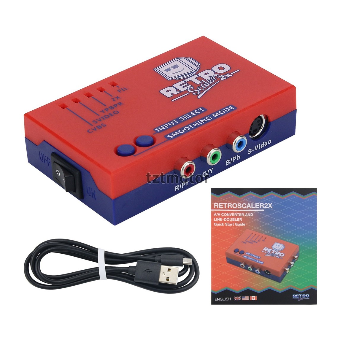 RetroScaler2x AV Converter+Line-Doubler AV to HDMI for PS2/N64/NES