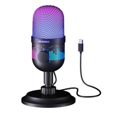 Aokeo Gaming Microphone, USB Computer Microphone for PC, Mac, PS4/5, Condenser P