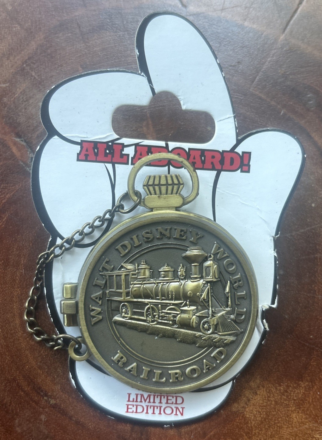 Disney-  All Aboard! - Train Pocket Watch Series - Minnie Mouse LE 1000 Pin 2013