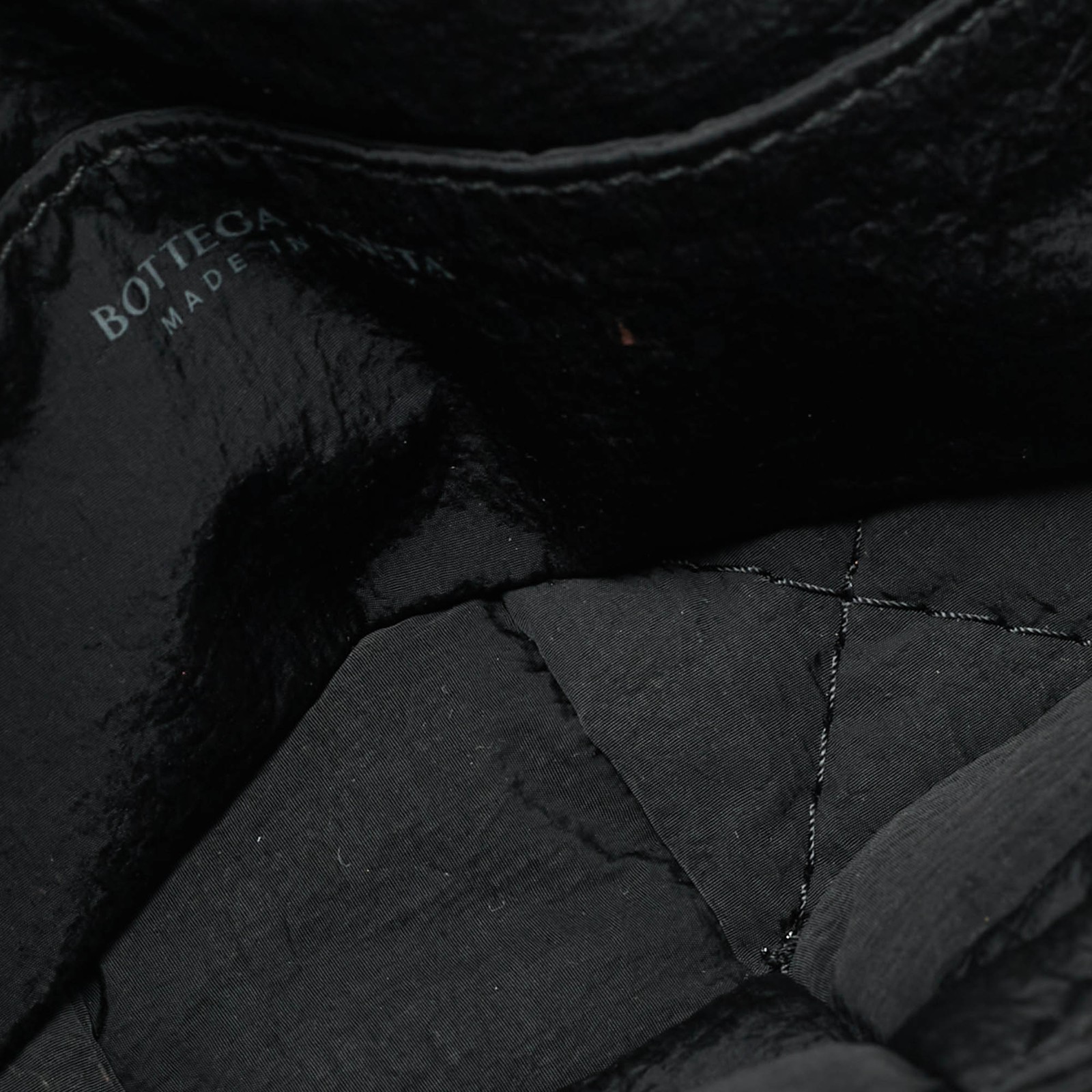 Bottega Veneta Black Intreccio Nylon Cassette Belt Bag thumbnail 7