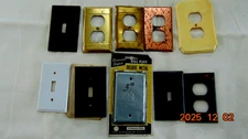 Vintage Lot of Metal Switch Plates