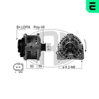 ERA Lichtmaschine Generator Lima 210481A FüR Polo 5Z4 6R1 5Z1 6C1 FOX VW 5Z3 14V