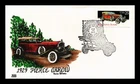 Dr Jim Stamps 1988 25C Pierce-Arrow Classic Car FDC Glen Cachet Hand Painted