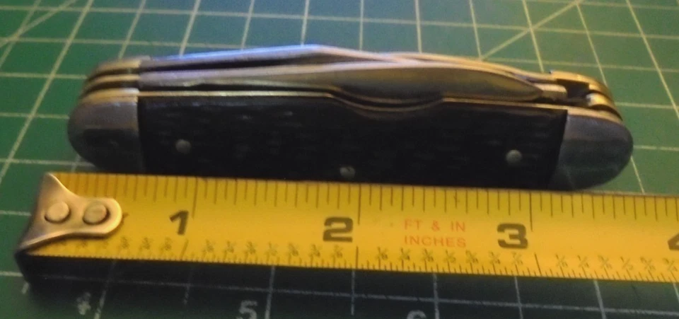 Винтажный карманный нож Providence R.I. с 4 лезвиями и несколькими инструментами - Изображение 2 из 4