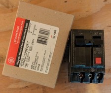 Interruptor ABB 220 GFI, 20 A GFCI Breakers GE, THQL2120PGFT Interruptor de falla a tierra